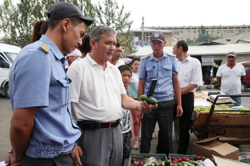 На рынках Оша продают арбузы и дыни с высоким содержанием нитратов