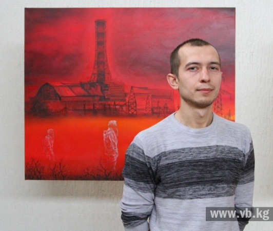 В Бишкеке открылась выставка Романа Гуманюка «Огни Припяти  или Тени Чернобыля»
