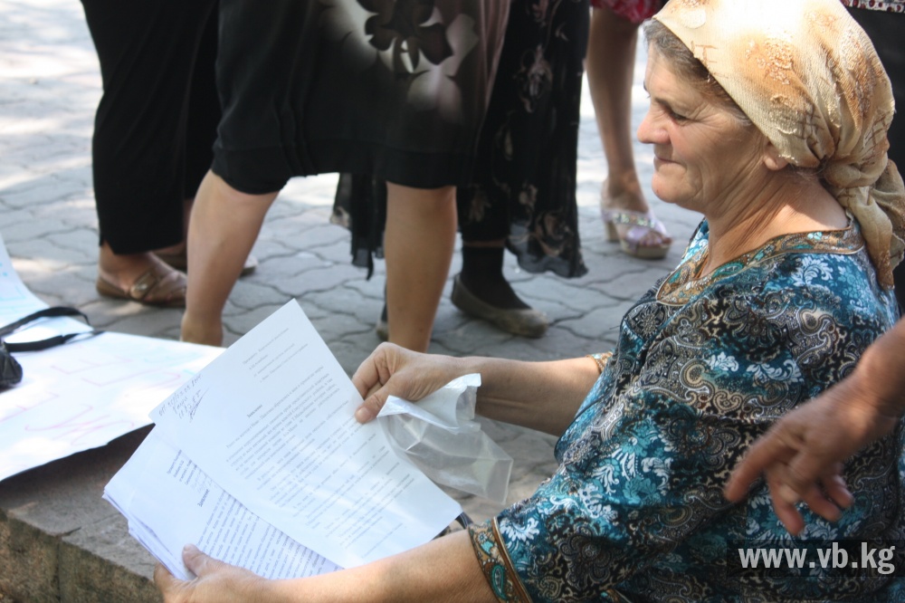 Митингующим колхозникам "Красной Зари" пообещали вернуть землю