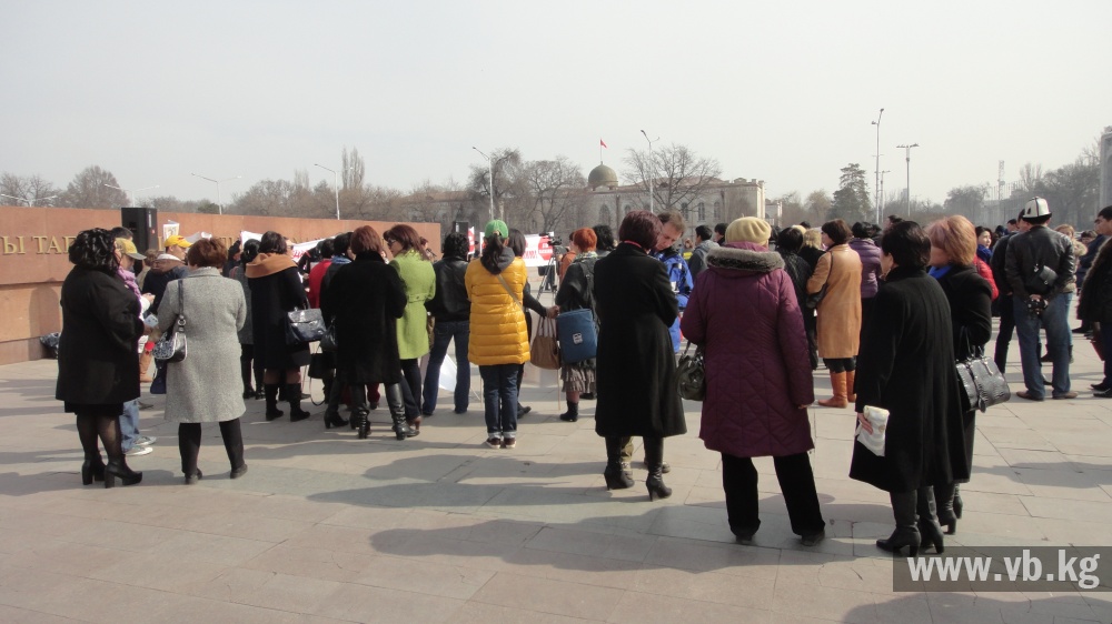 В Бишкеке прошел митинг в защиту детей от насилия