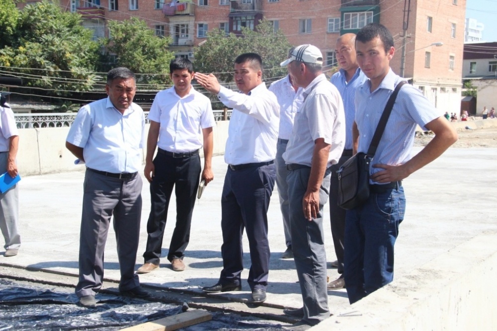 В Оше начинают третий этап строительства эстакадного моста