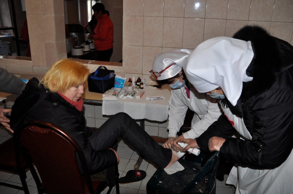 Первомайский акимиат провел благотворительную акцию для  бездомных