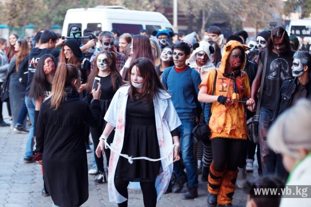 В  "Бишкек парке" прошла Insta вечеринка в честь Halloween
