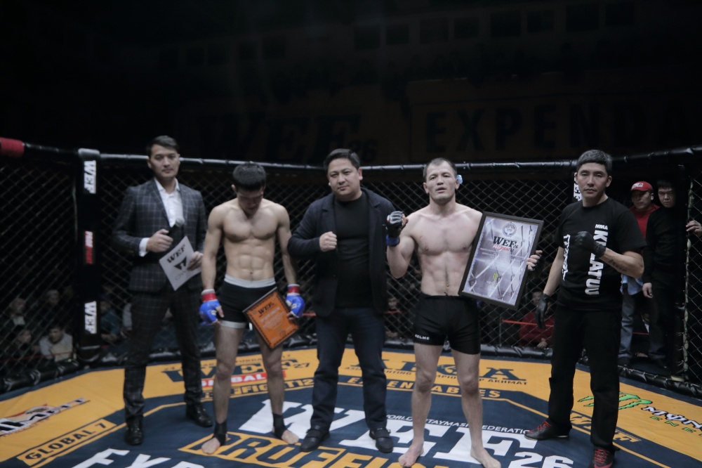 ММА: в рамках турнира WEF Proffight-14 в Бишкеке прошли 24 поединка