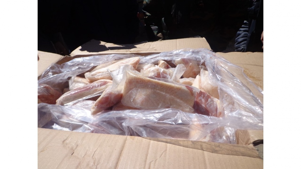 Таможенники задержали контрабандное китайское мясо