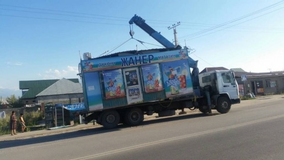 Мэрия снесла два незаконных павильона