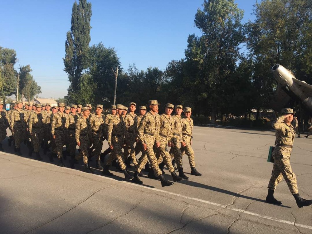 Впервые в Силах воздушной обороны проводятся сборы будущих лейтенантов