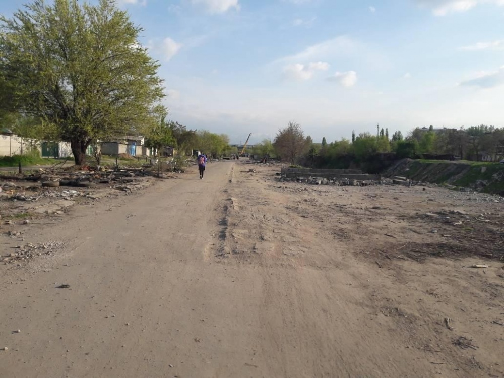 348 гаражей демонтировали в микрорайоне Восток-5 Бишкека