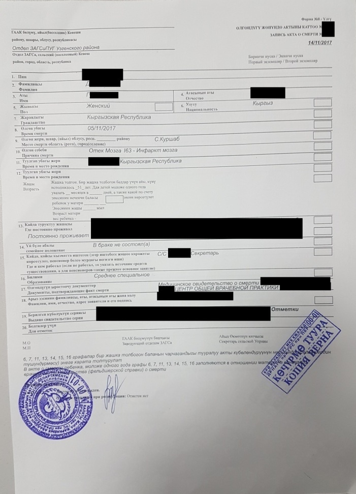 Чекисты выявили "мертвецов", которые периодически пересекают границу КР