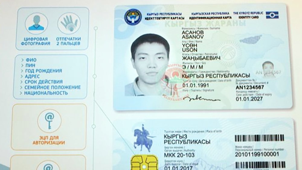 Id карта киргизии