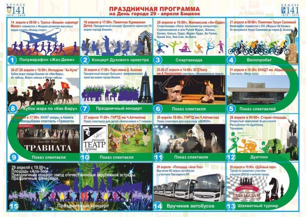 день города в апреле в каких городах