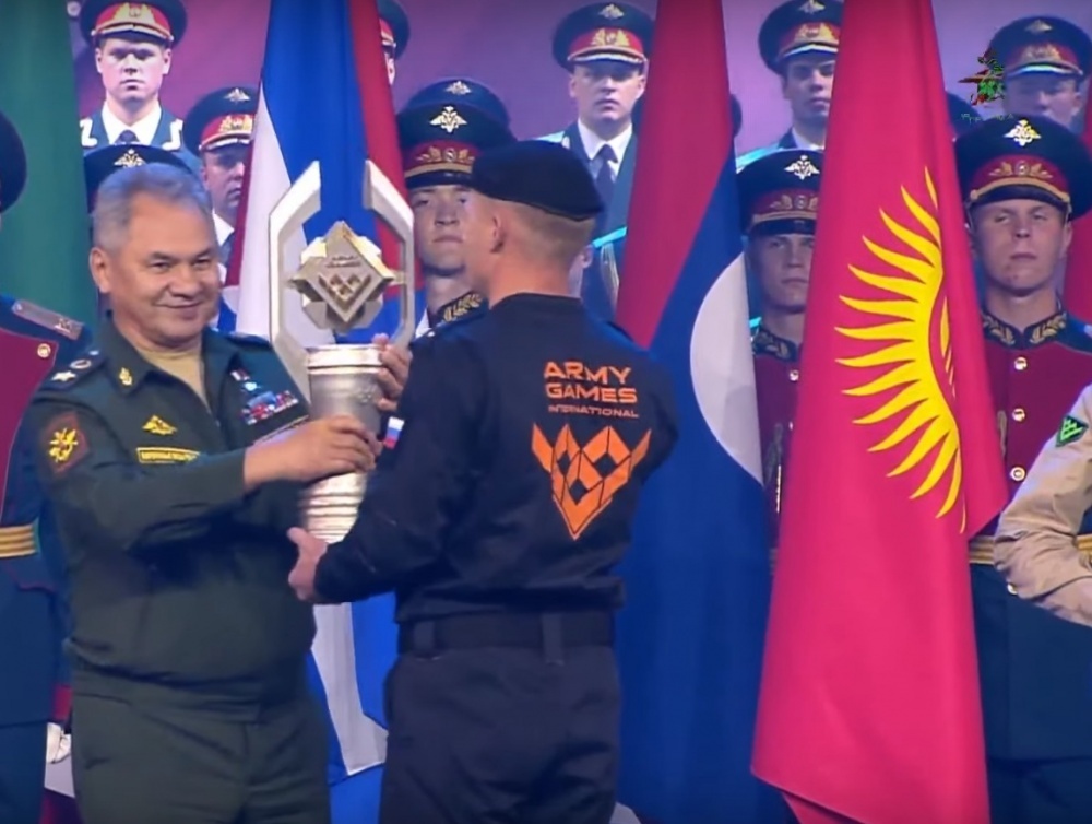 Кыргызстандыктар армиялык Эл аралык оюндардын  жабылуу салтанатына катышты