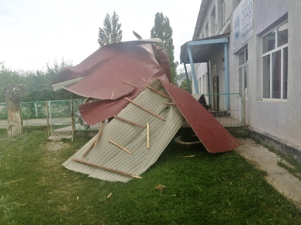 Ураган в киргизии
