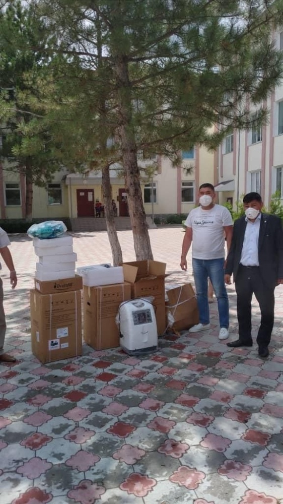 Медучреждения Чуйской области получили 376 кислородных концентраторов