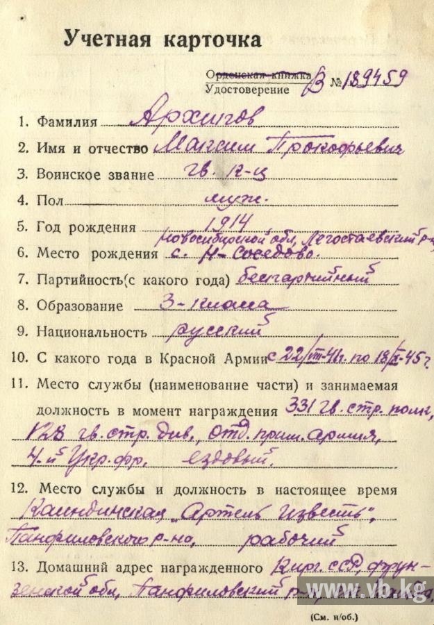 В Крыму найдена медаль кыргызстанца. Родных просят откликнуться