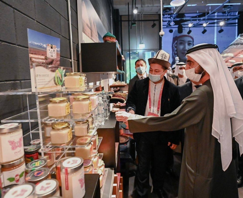 Павильон Кыргызстана на EXPO-2020 посетил правитель Дубая