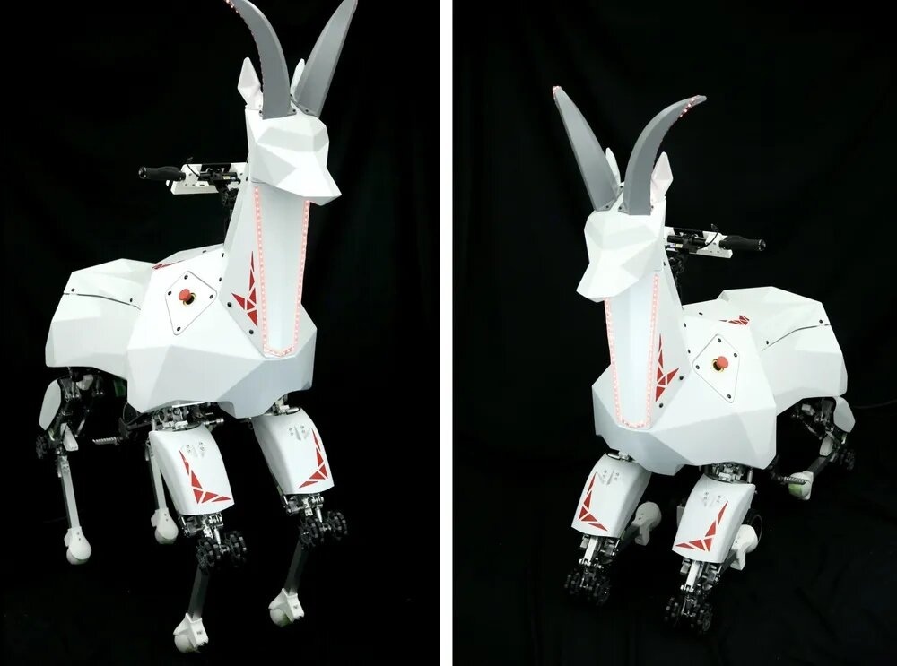 Японцы создали робокозла, на котором можно ездить верхом