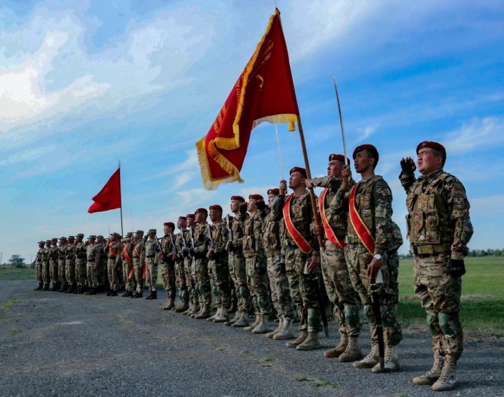 Войска Бишкекского гарнизона готовятся к празднованию 9 мая