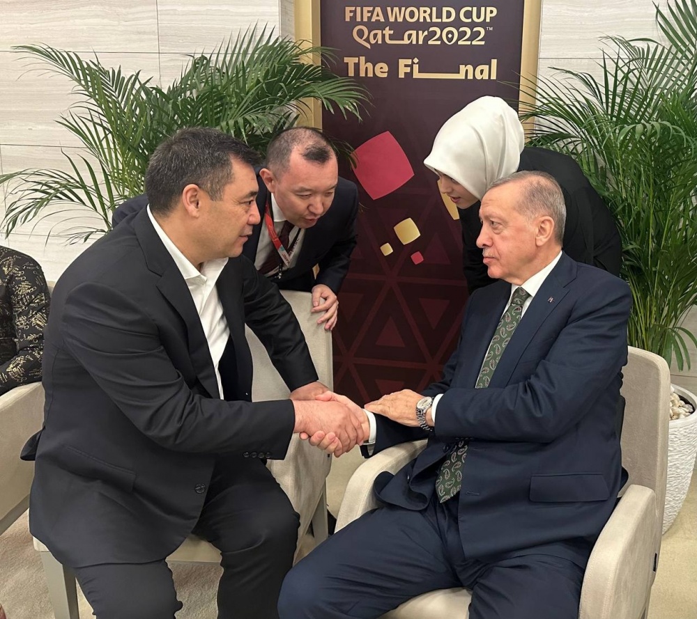 Садыр Жапаров встретился с Президентом Турции Реджепом Тайипом Эрдоганом