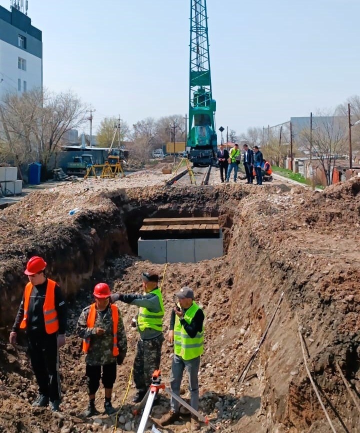 В Бишкеке начато строительство путепровода