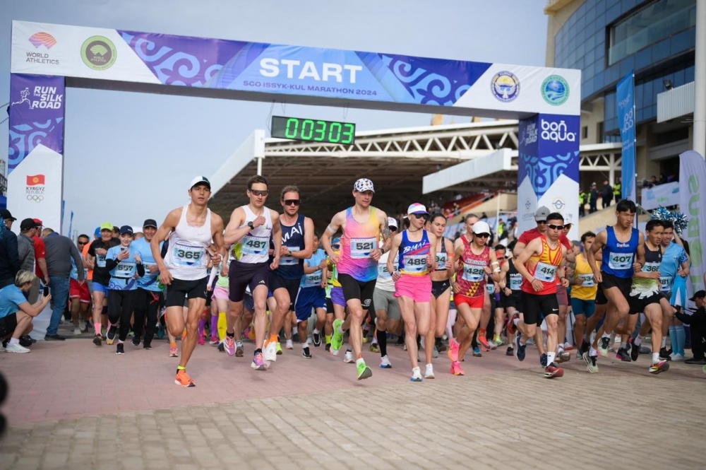 Завершился международный Иссык-Кульский марафон Run the Silk Road