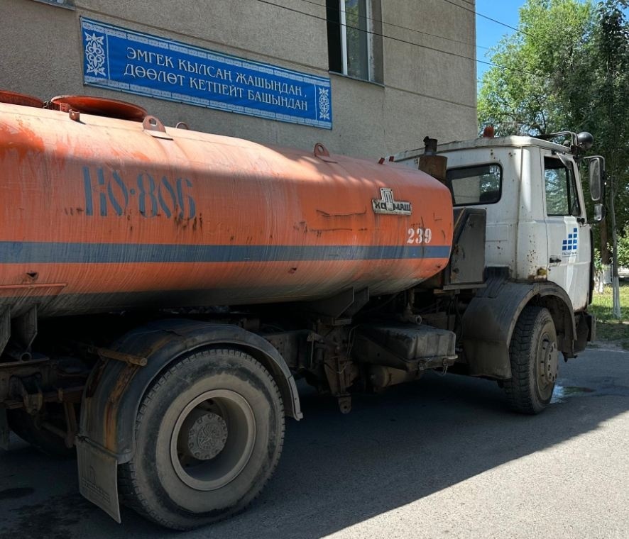 Где в Бишкеке установили биотуалеты и водовозы? (список улиц)