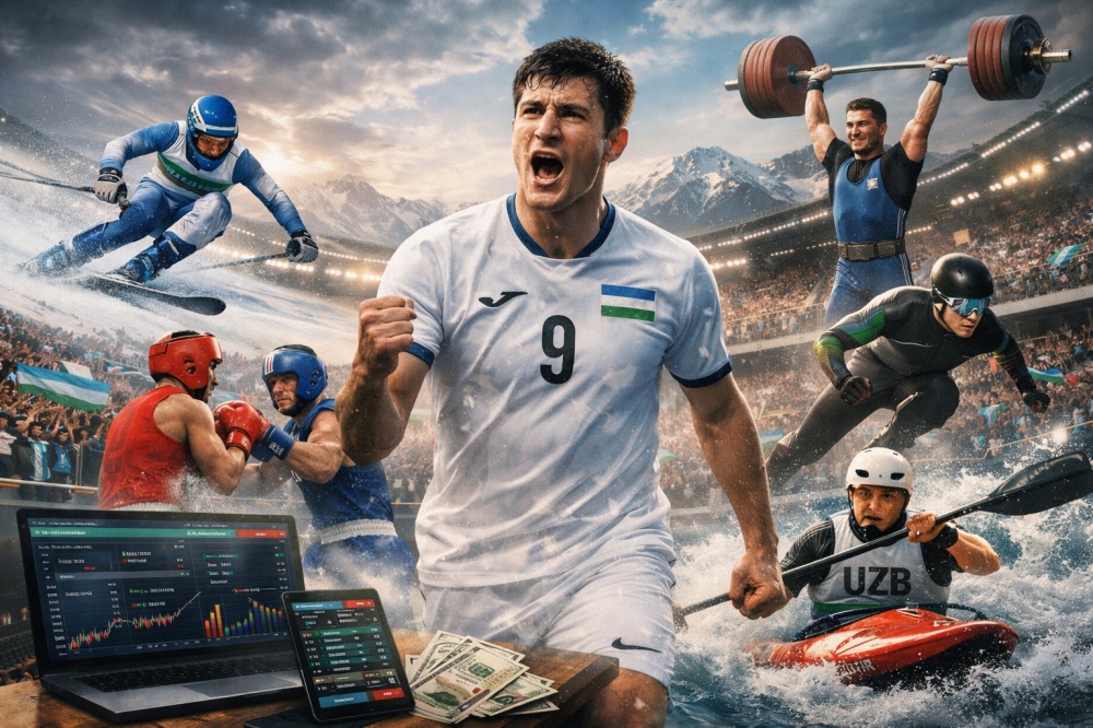 Узбекистан усиливает позиции в спорте и интерес к онлайн-прогнозам