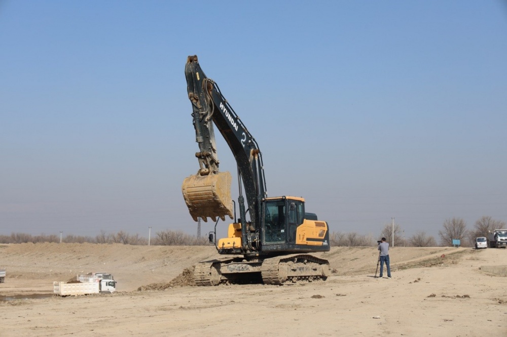 В Ысык-Атинском районе завершается строительство водохранилища 
