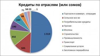 Кыргызстанцы стали брать меньше кредитов в банках