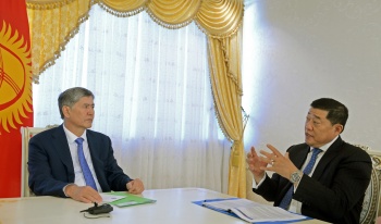 Атамбаев встретился с вице-президентом АБР