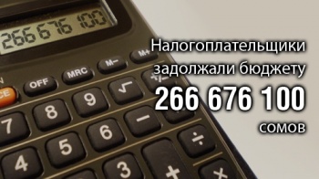 Бюджет недополучил от налогоплательщиков более 267 миллионов сомов