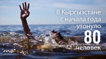 В Кыргызстане с начала года утонуло 80 человек