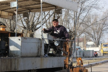 На российской авиабазе в Канте ударно поработали кыргызские дорожники