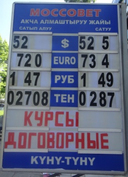 В Кыргызстане вновь возможен рост курса доллара