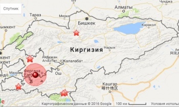 На юге Кыргызстана произошло землетрясение