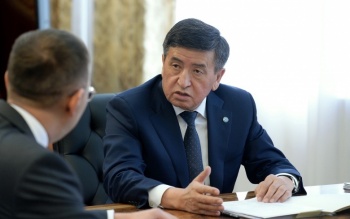Президент Жээнбеков принял председателя Национального банка  Абдыгулова