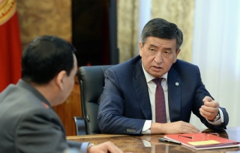 Президент Жээнбеков поддержал министра внутренних дел