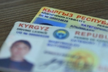 Кыргызстанда айдоочуларга убактылуу күбөлүк берилет