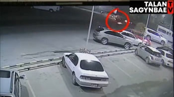 На видео попал момент ДТП, в котором погиб сын Садыра Жапарова