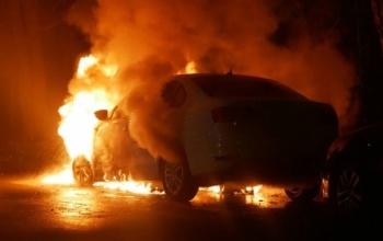 Lexus врезался в электростолб и загорелся. Погибли семеро человек