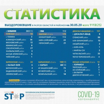 106 зараженных коронавирусом проживают в 23 жилых массивах Бишкека