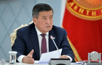Президент Сооронбай Жээнбеков проводит заседание Совета безопасности