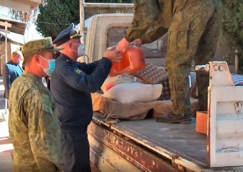 Российские военные провели гуманитарную акцию в Кыргызстане