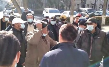 "Кыргызалтын" снова пытаются захватить самоназначенцы (видео)