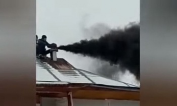 В сети гуляет "страшное" видео, как загрязняется атмосфера Бишкека