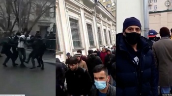 В Москве задержаны участники акции протеста у посольства Таджикистана