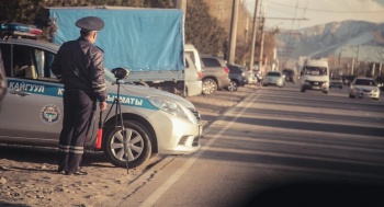 За прошедшую неделю в Чуйской области выявлено 2715 нарушений ПДД