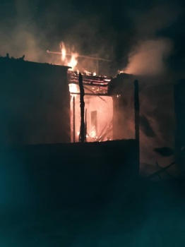 В Айдаркене в жилом доме произошел пожар