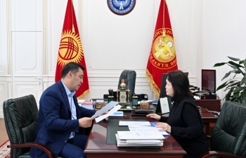 Динара Кутманова рассказала президенту о ходе программы "Жашыл Мурас"
