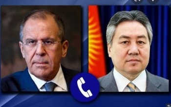 Жээнбек Кулубаев переговорил по телефону  с Сергеем Лавровым